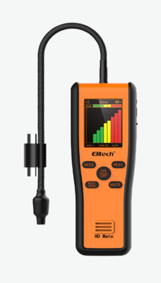 Detector de fugas Elitech de diodo y halógeno