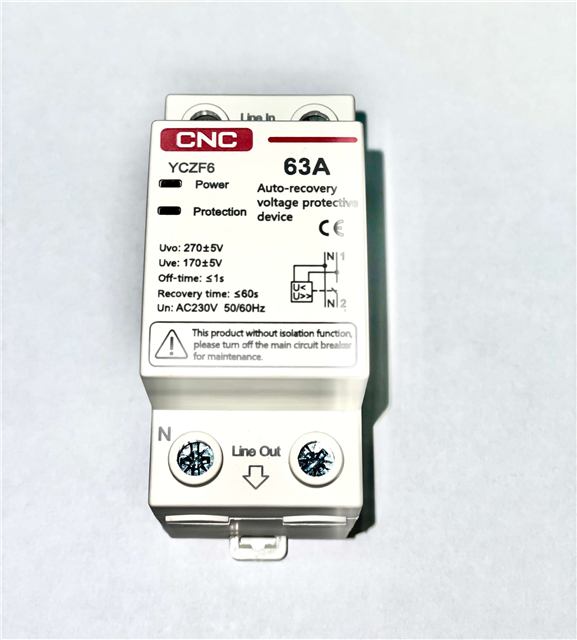 Protector de voltaje hasta 60.000 BTU