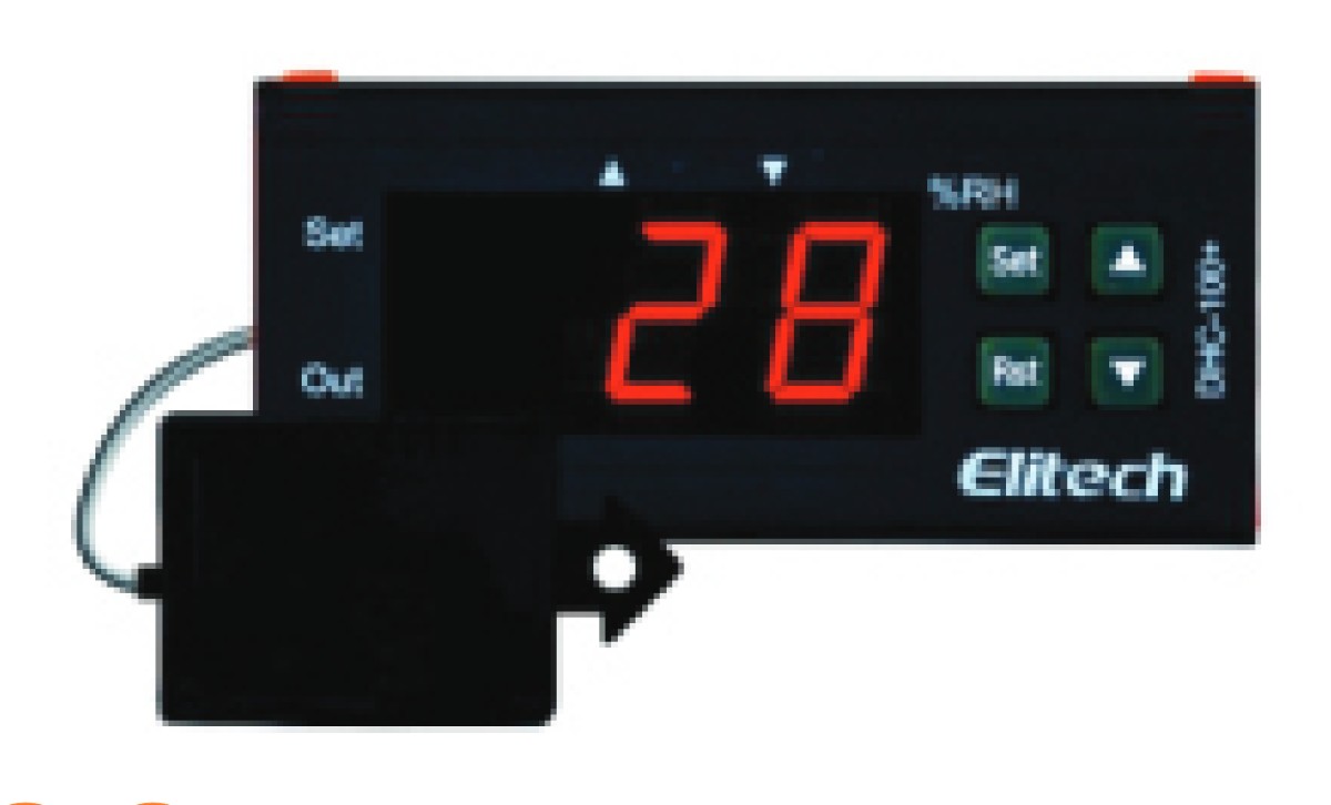 Controlador de humedad Elitech DHC-100+